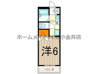 メゾンヴェルテ【2階】の間取り