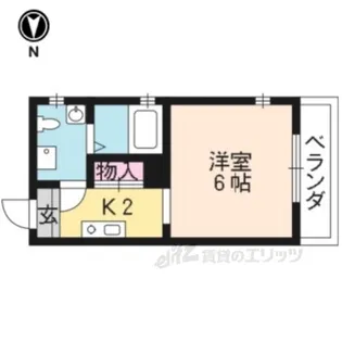 グレース白梅町【2階】の間取り