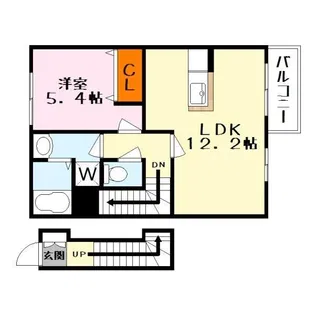 コンフォートK【2階】の間取り