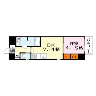 アミティエ守山【4階】の間取り
