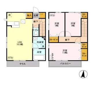 群馬県前橋市日吉町4【一戸建】の間取り