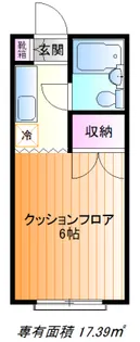 コーポ池田【2階】の間取り