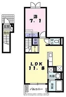 トレミカーサ星の森【2階】の間取り