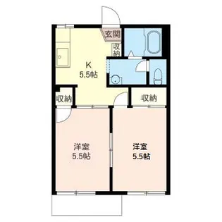 ■レスポワール【1階】の間取り