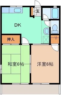 コンフォルターブル【1階】の間取り