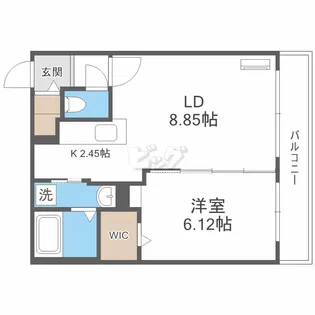コローレ宮の沢【4階】の間取り