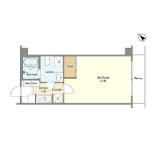メゾン・ド・中目黒【2階】の間取り