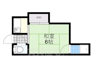 穂積荘【1階】の間取り