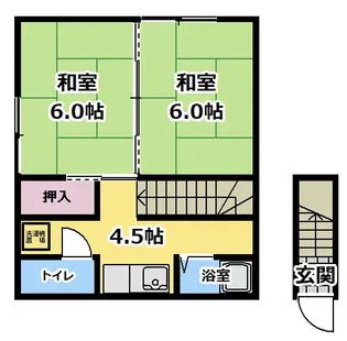 第六寿荘【2階】の間取り