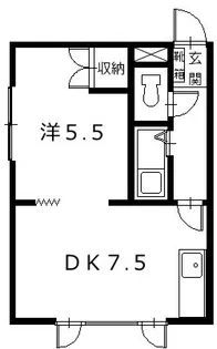 レジデンス【4階】の間取り