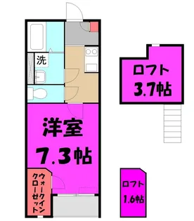 win boom【1階】の間取り