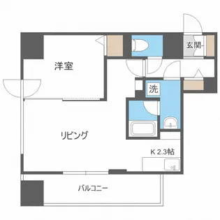 グレイスコートKOTONI【6階】の間取り
