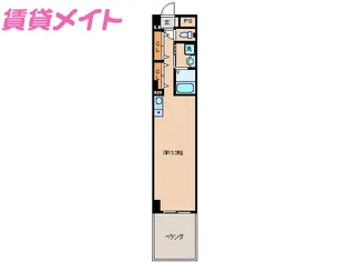 KTGレジデンス江戸橋【2階】の間取り
