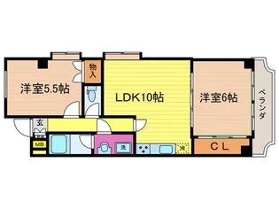 サンヴェール桂【5階】の間取り