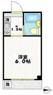 エンゼルマンション【2階】の間取り