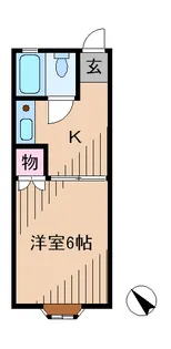 グリーンコーポ井田【2階】の間取り