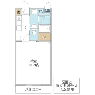 ラヴィエール ミト【1階】の間取り