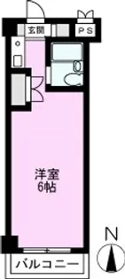 トーブハイツ【5階】の間取り