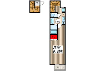 COZY東川口【2階】の間取り