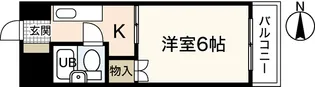 舟入 松尾ビル【6階】の間取り