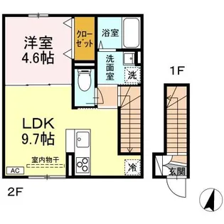 RESUA鍛冶町【2階】の間取り