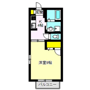 アベーテ・カーサ【1階】の間取り
