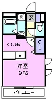 メルヴェーユ【1階】の間取り