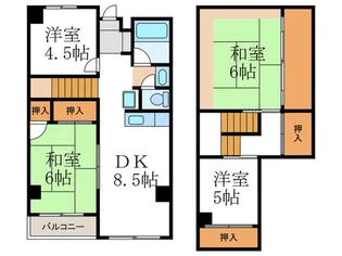 ヴィラ たみあきの間取り