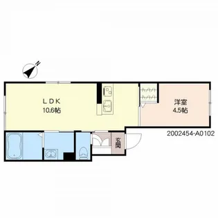 シャーメゾン純心電停前【1階】の間取り