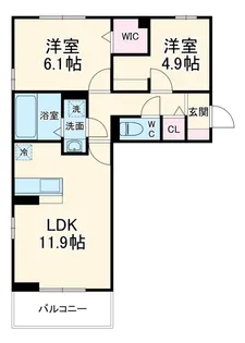 アーバンゲートV【3階】の間取り