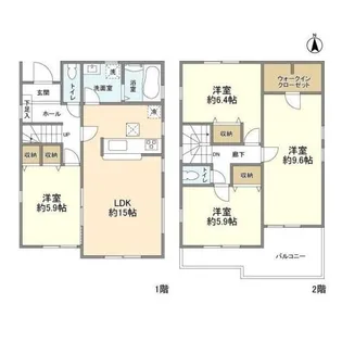 東京都八王子市大楽寺町【一戸建】の間取り