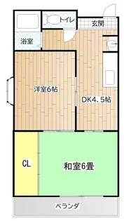 2DKの間取り画像