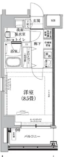 アイル イムーブル 西大島【3階】の間取り