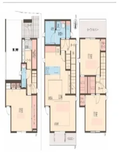 東京都中野区白鷺2【一戸建】の間取り