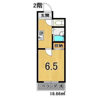 ヴィラフィオーレ【2階】の間取り