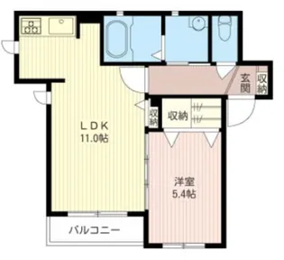 メゾン・ド・フルール【2階】の間取り