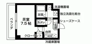 ジュネス太閤【1階】の間取り