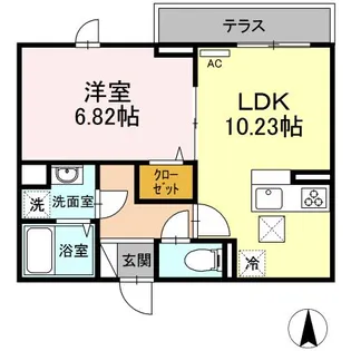 東京都練馬区中村北4【マンション】の間取り