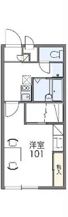 レオパレスサンライズアオキ【2階】の間取り