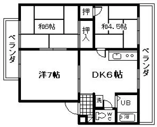 ビバライフ B棟【2階】の間取り