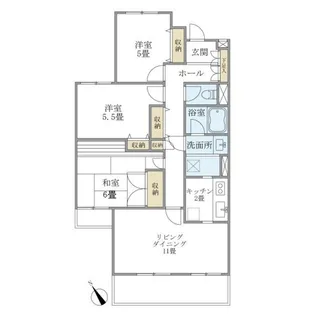 東京都杉並区上高井戸2【マンション】の間取り