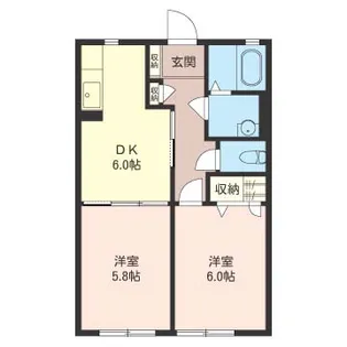 グランメール・F【2階】の間取り