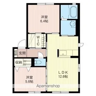 エクセレント【1階】の間取り