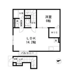 メゾン・ド・フォルテシモ一号館の間取り