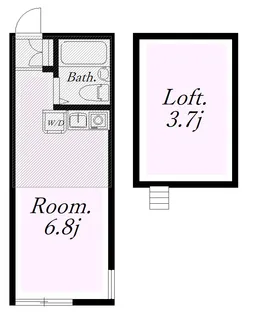 ユナイトステージ小田栄ファースト【2階】の間取り