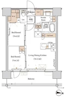 東京都江東区木場6【マンション】の間取り
