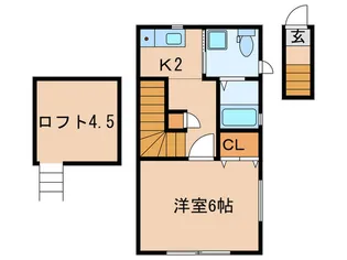 ハレルヤハウス【2階】の間取り