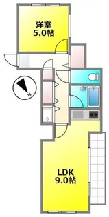 コア・イースト【1階】の間取り