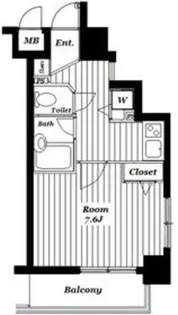 東京都目黒区下目黒3【マンション】の間取り