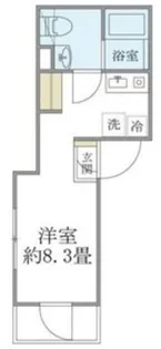 フリービング南千住【3階】の間取り